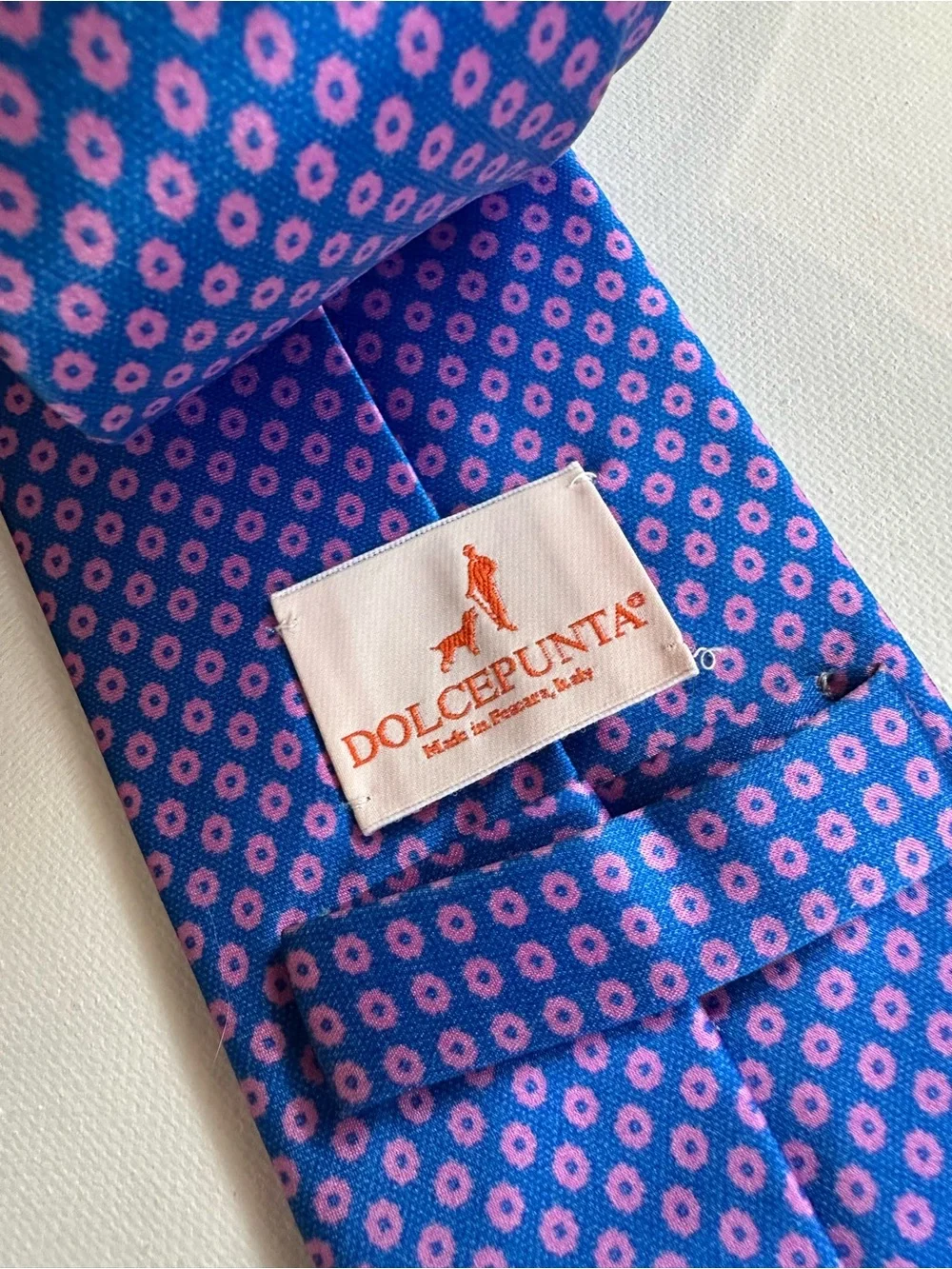 Dolcepunta Italian silk tie